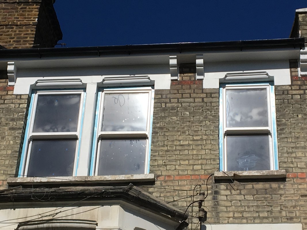 New uPVC sash windows fitted on Victorian terrace in Plumstead